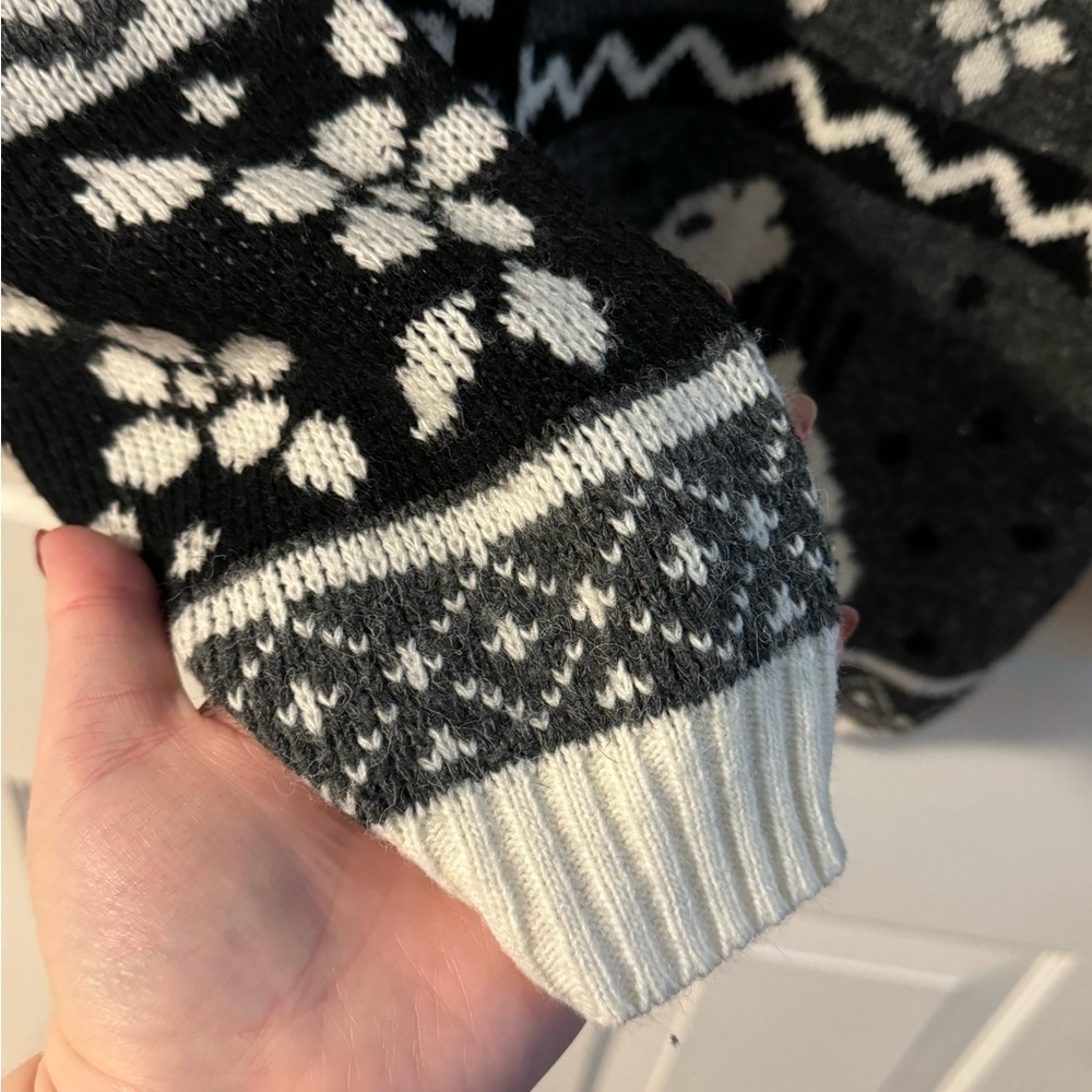 Vintage Polar Bear Fair Isle Winter Grannycore Animal Crew Neck Sweater Holidays - Picture 3 of 9